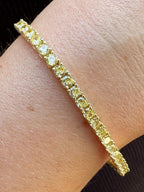 Tennis Bracelet Butter yellow