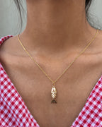 Golden Fish Charm™ Necklace