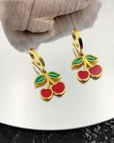 Red Cherry Earrings